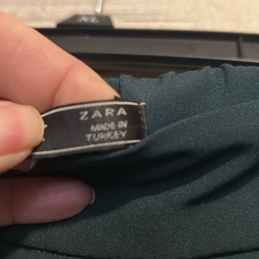 Trafaluc by Zara Dress Pants Size XS Green - Picture 6 of 8